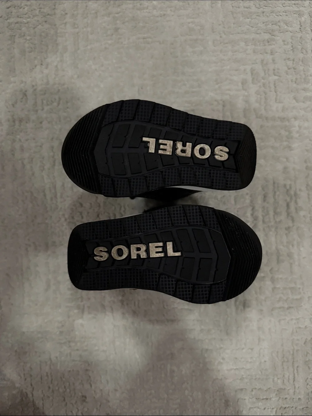 Sorel Toddler Black Faux-Fur Trim Winter Boots